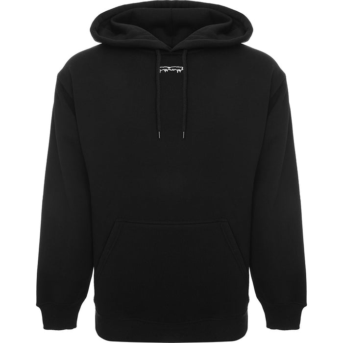 Mens FKN Awesome Outline Drip Hoodie in Black