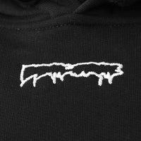 Mens FKN Awesome Outline Drip Hoodie in Black