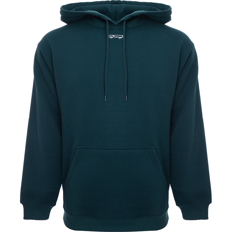 Mens FKN Awesome Outline Drip Hoodie in Teal