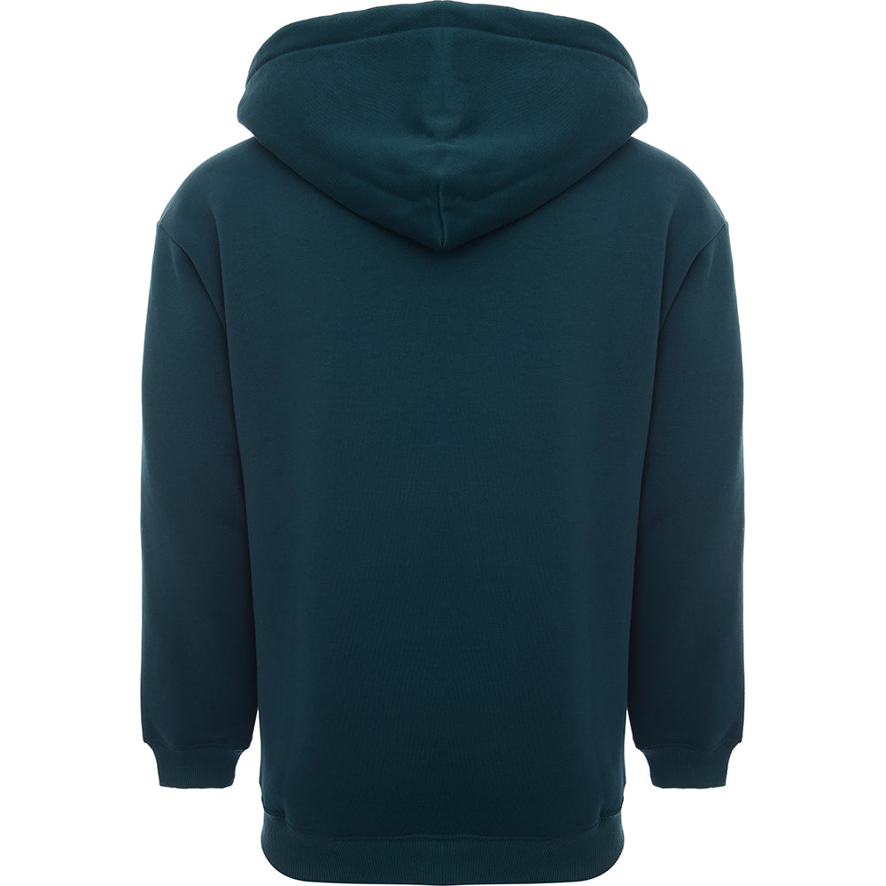 Mens FKN Awesome Outline Drip Hoodie in Teal