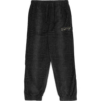 Mens FKN Awesome Croc Velour Track Pant in Black