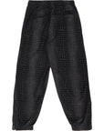 Mens FKN Awesome Croc Velour Track Pant in Black