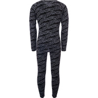 Mens FKN Awesome Stamp Base Layer Set in Black