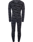 Mens FKN Awesome Stamp Base Layer Set in Black