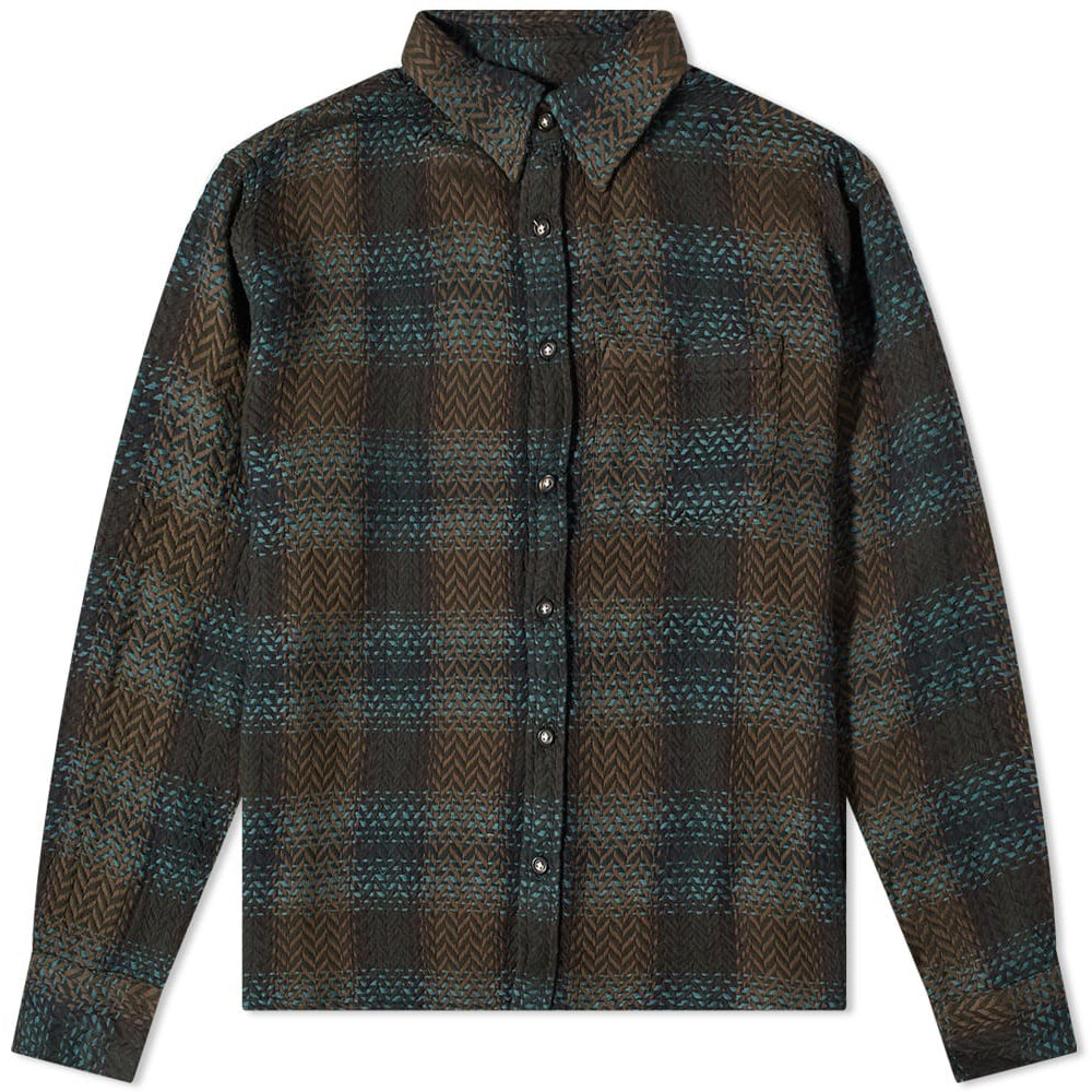 Mens Corridor Macro Plaid Shirt