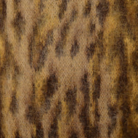 Mens Wacko Maria Leopard Mohair Crew Sweat in Brown