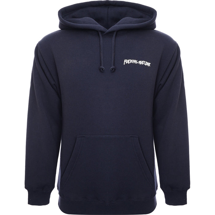 Mens FKN Awesome Faces Hoodie in Navy