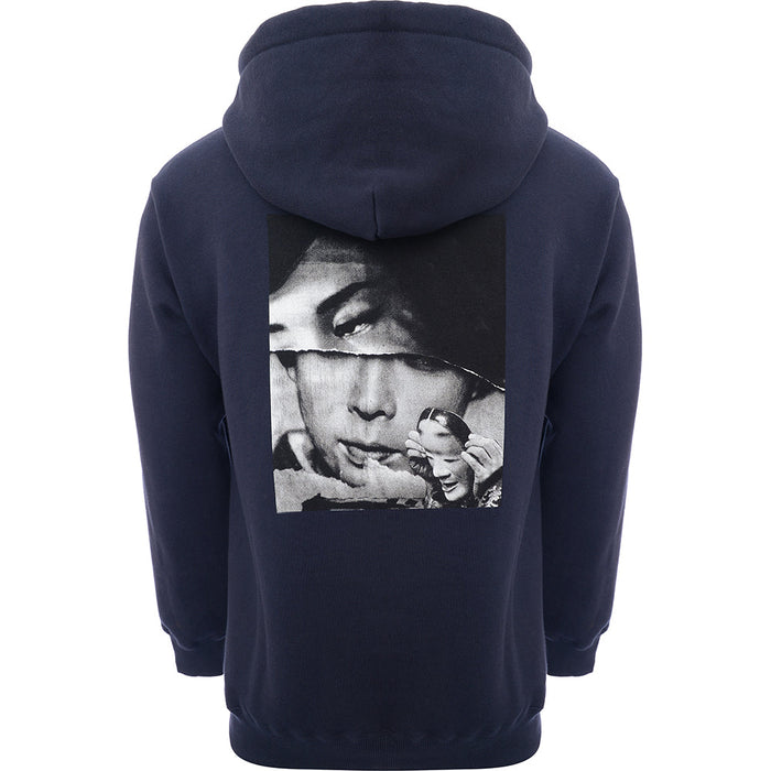 Mens FKN Awesome Faces Hoodie in Navy