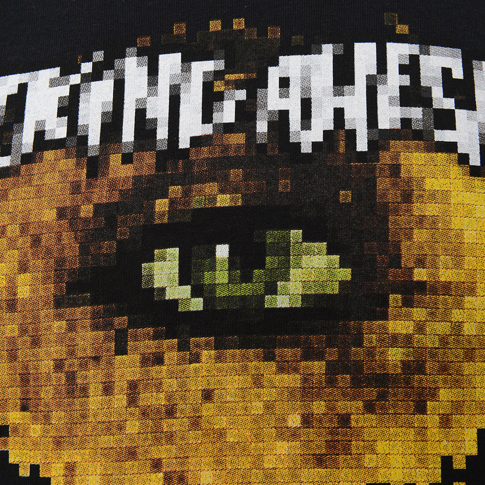 Mens FKN Awesome Pixel Eye T-Shirt in Black