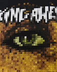 Mens FKN Awesome Pixel Eye T-Shirt in Black