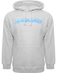 Mens FKN Awesome Cherub Fight Hoodie in Grey