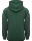 Mens FKN Awesome Flame Skull Hoodie in Green