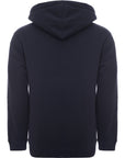 Mens FKN Awesome Flame Skull Hoodie in Navy