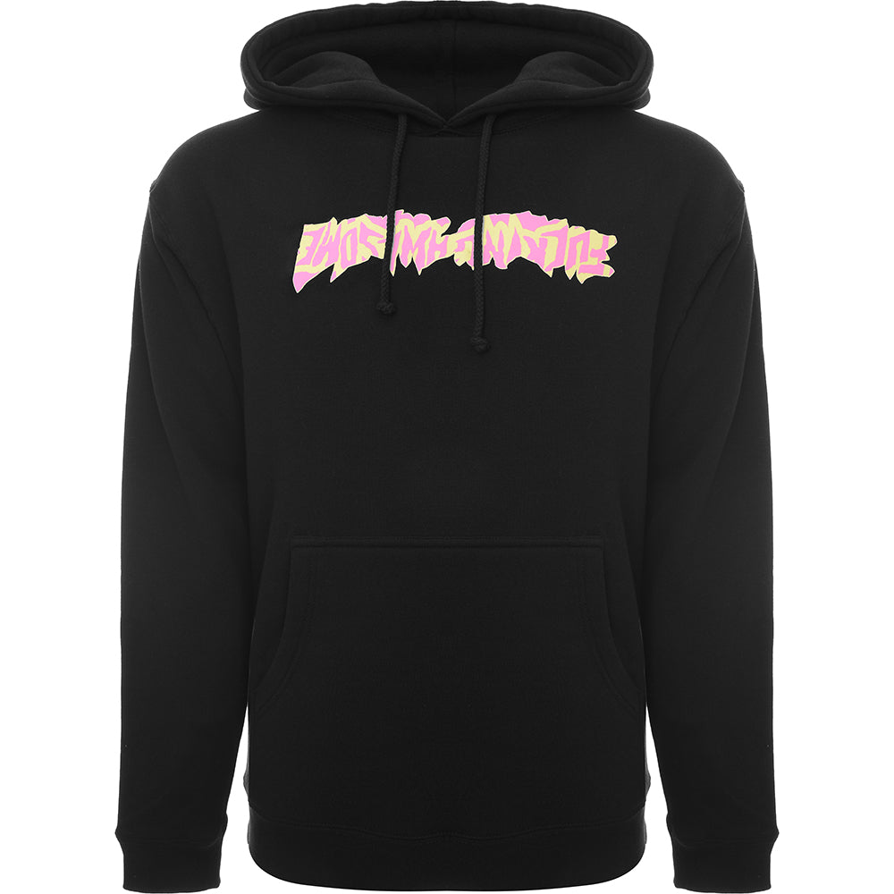 Mens FKN Awesome Cut Out Logo Hoodie in Black