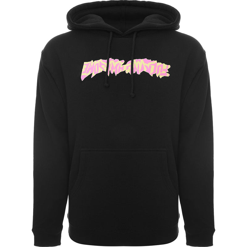 Mens FKN Awesome Cut Out Logo Hoodie in Black