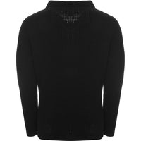 Mens FKN Awesome Library Knit Shirt in Black