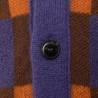 Mens Drôle de Monsieur Floral Mohair Crew Knit in Orange