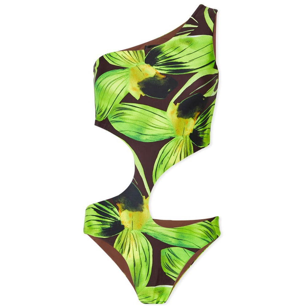 Womens Louisa Ballou Carve Cut Out Swimsuit