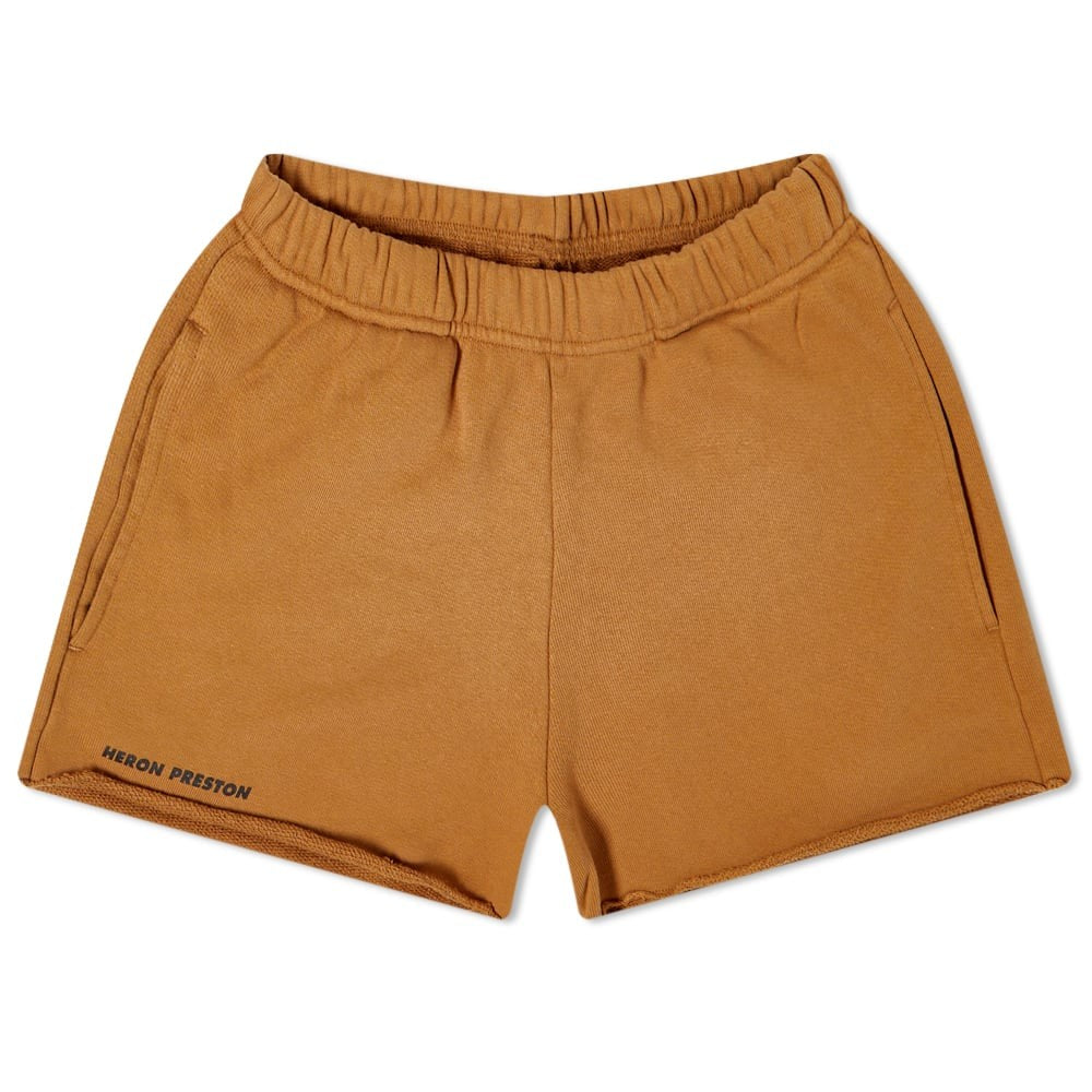 Womens Heron Preston Short Sweat Shorts in Tbcc&amp;Brwn