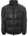 Mens Burberry Ladock Sleeve Logo Down Jacket in Black