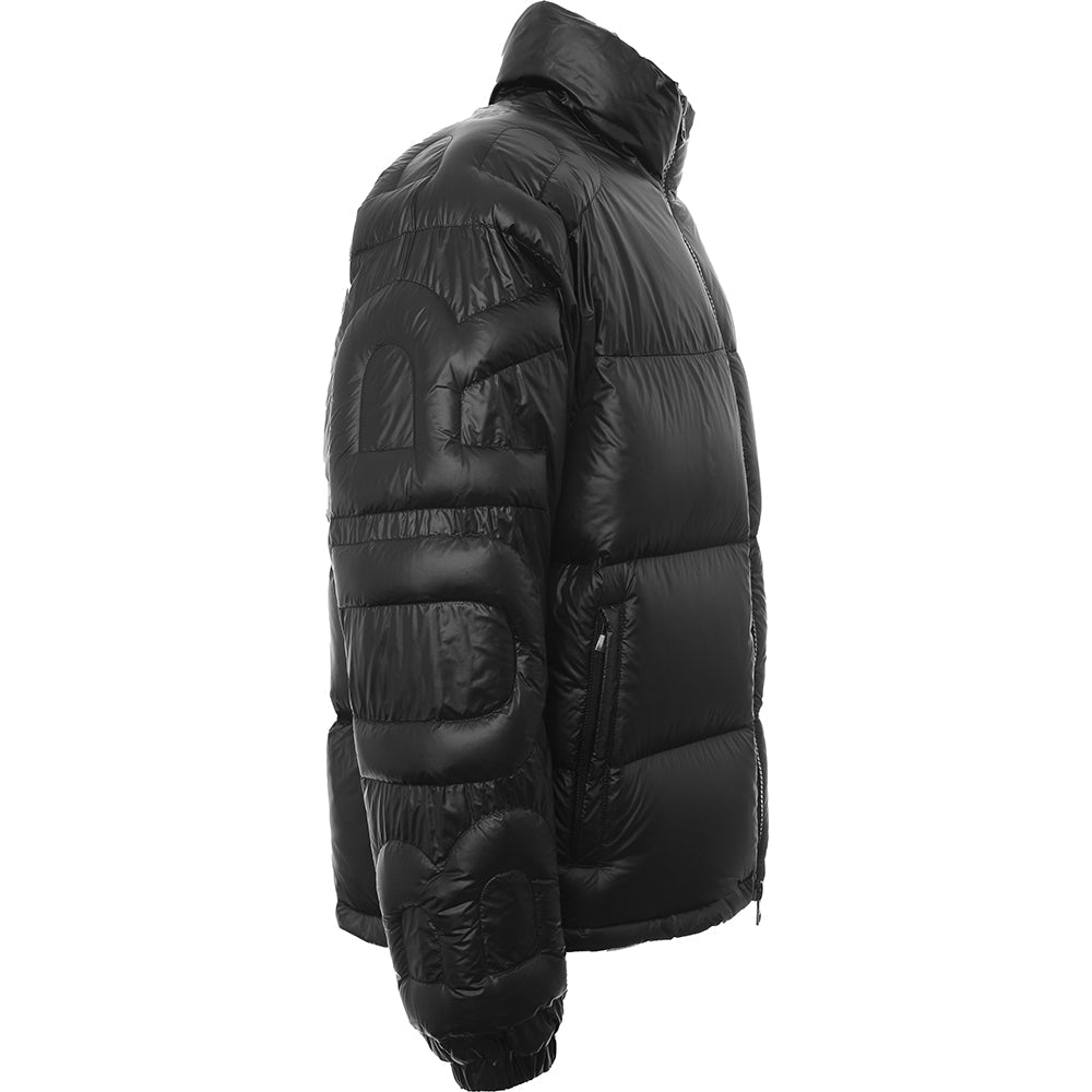 Mens Burberry Ladock Sleeve Logo Down Jacket in Black