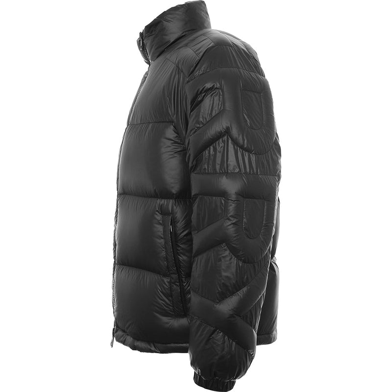 Mens Burberry Ladock Sleeve Logo Down Jacket in Black