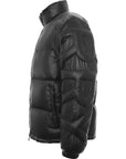 Mens Burberry Ladock Sleeve Logo Down Jacket in Black