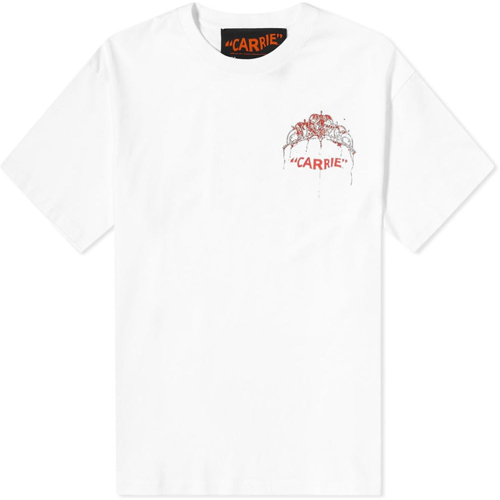 Womens JW Anderson Carrie Tiara Chest Embroidery T-Shirt