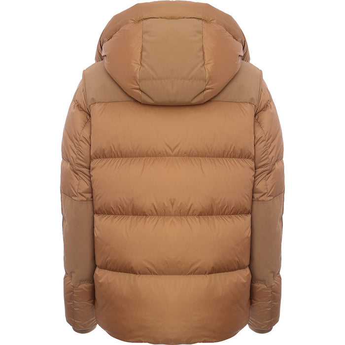 Mens Burberry Leeds Down Jacket in Beige