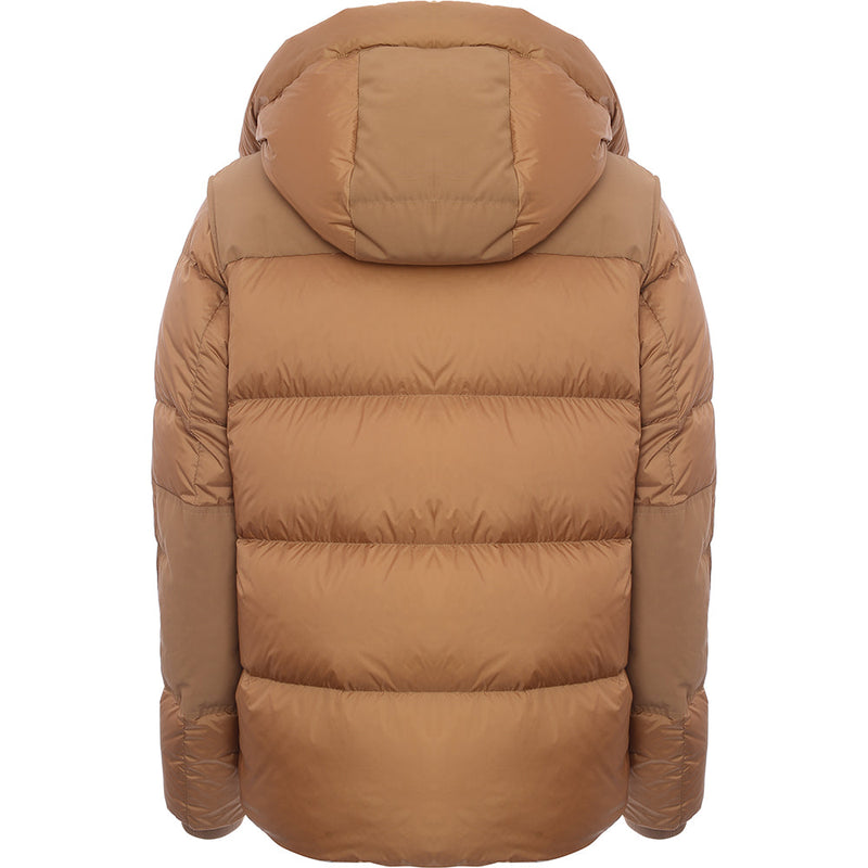 Mens Burberry Leeds Down Jacket in Beige