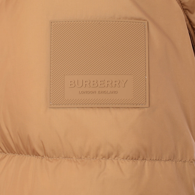 Mens Burberry Leeds Down Jacket in Beige