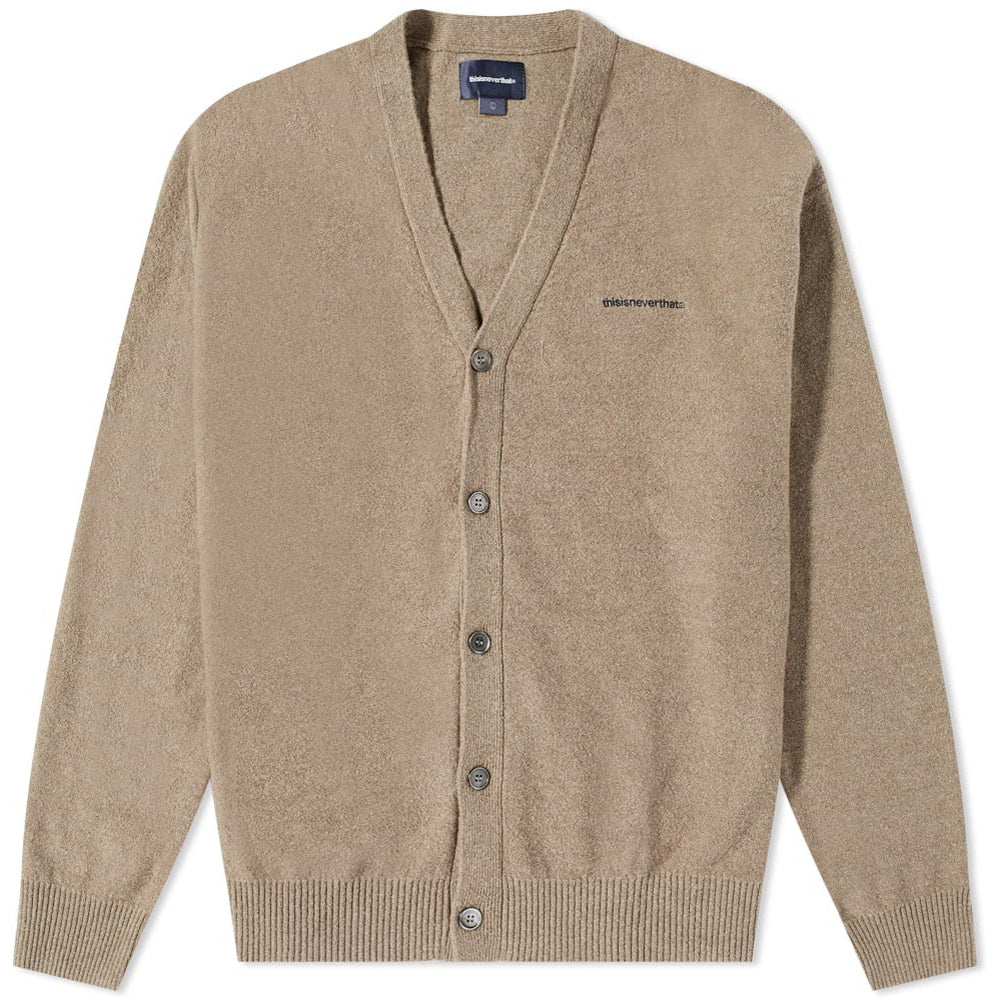 Mens thisisneverthat T-Logo Boucle Cardigan
