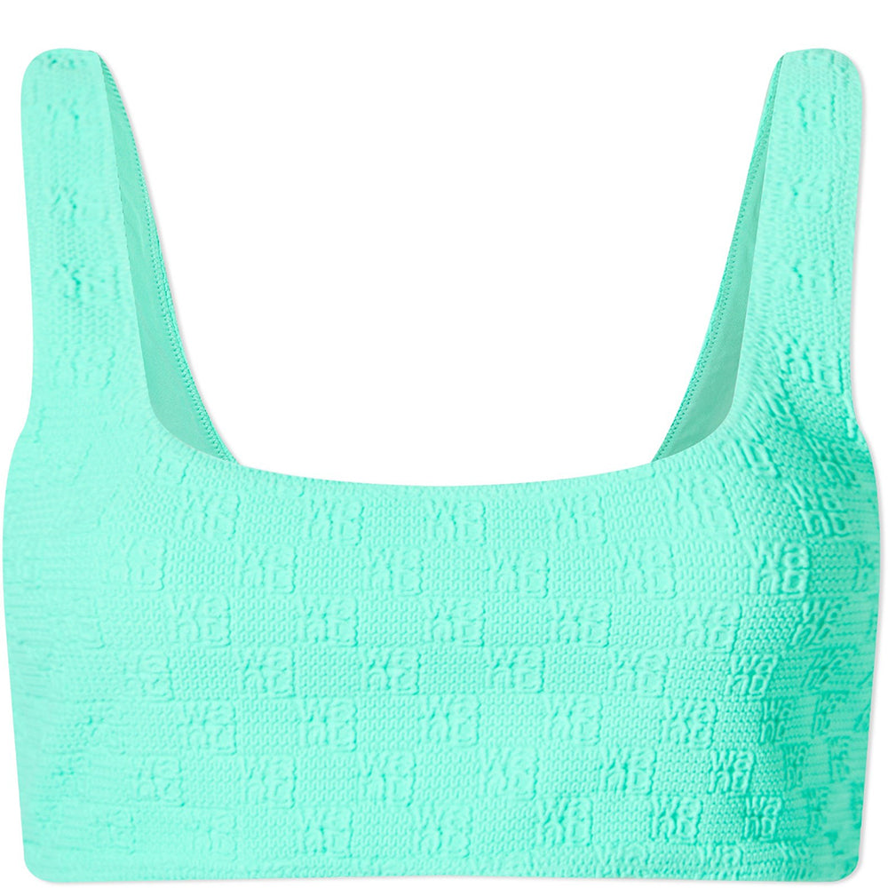 Womens Alexander Wang Square Neckline Bikini Top