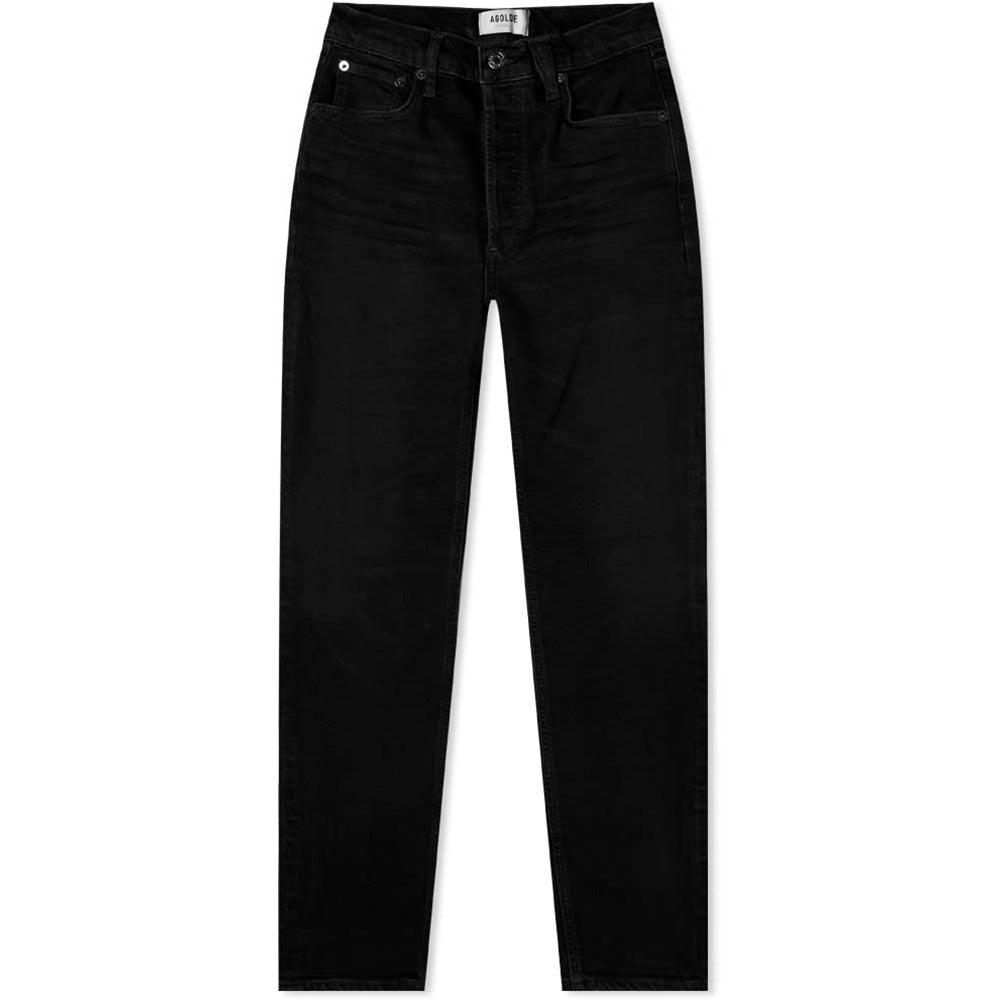 Womens Agolde Riley Long Slim Straight Leg Jeans