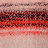 Womens Etre Cecile Stripe Mohair Knitted Sweater in Red