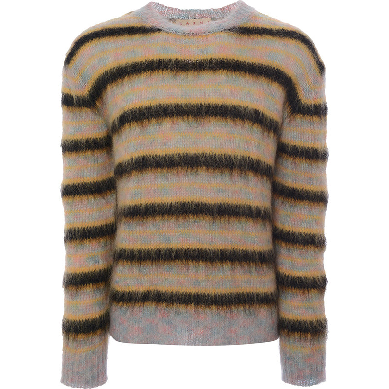 Mens Marni Mohair Crew Neck Sweat in Multicoloured