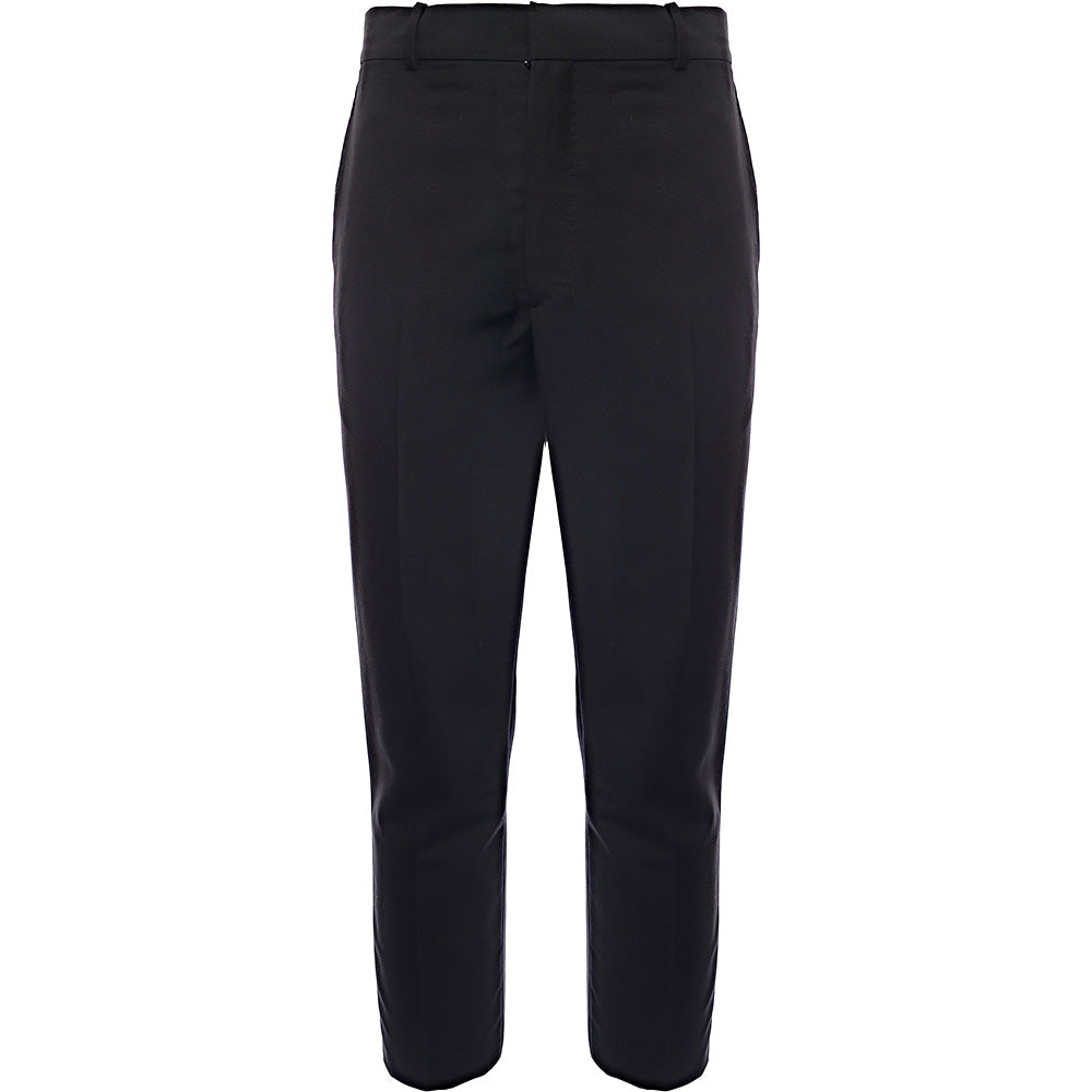 Alexander McQueen Men's Black Classic Mohair Trousers