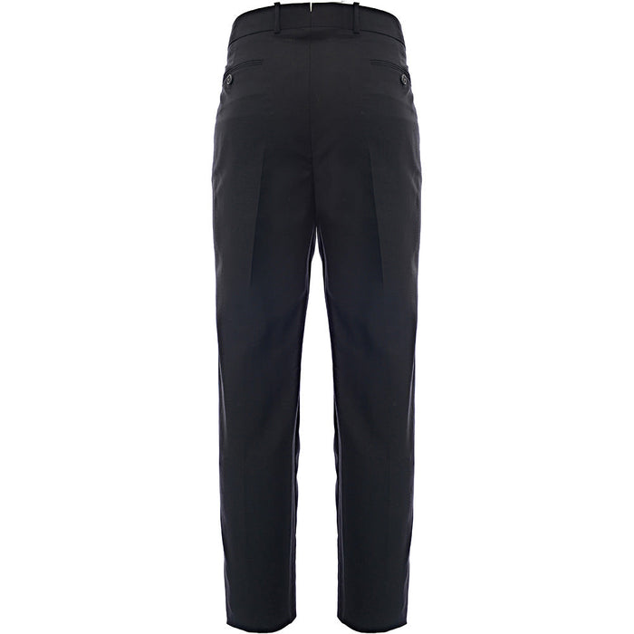 Alexander McQueen Men's Black Classic Mohair Trousers