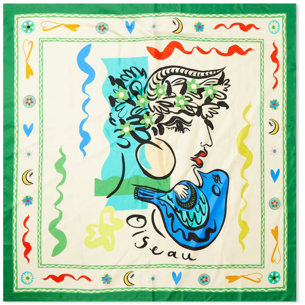 Womens ALeMAIS Soleil Faces Scarf