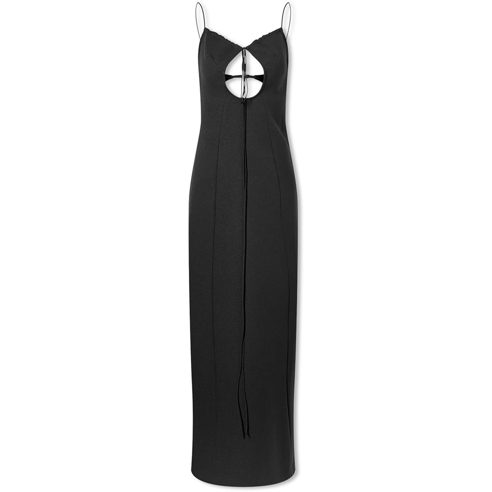 Womens Sandy Liang Georgica Open Back Dress