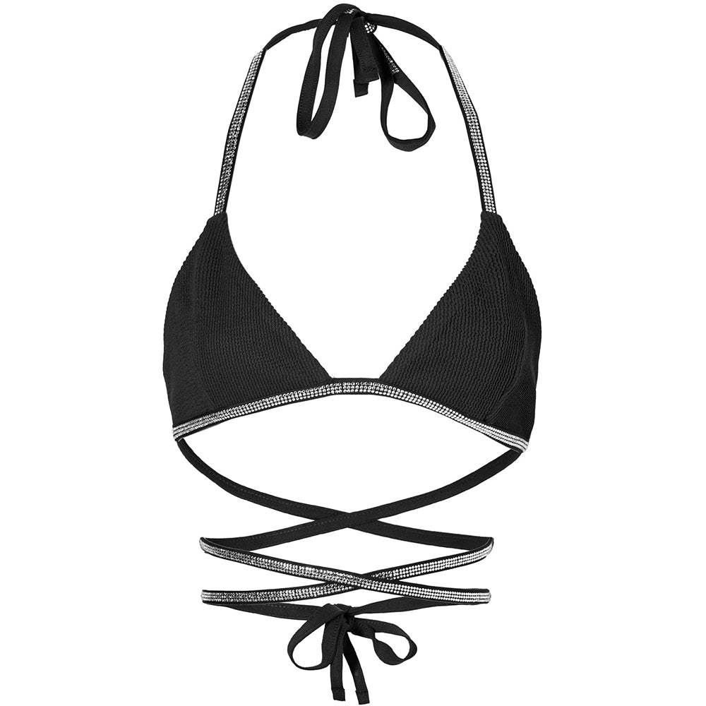 Womens Heron Preston Glitter Tape Bikini Top