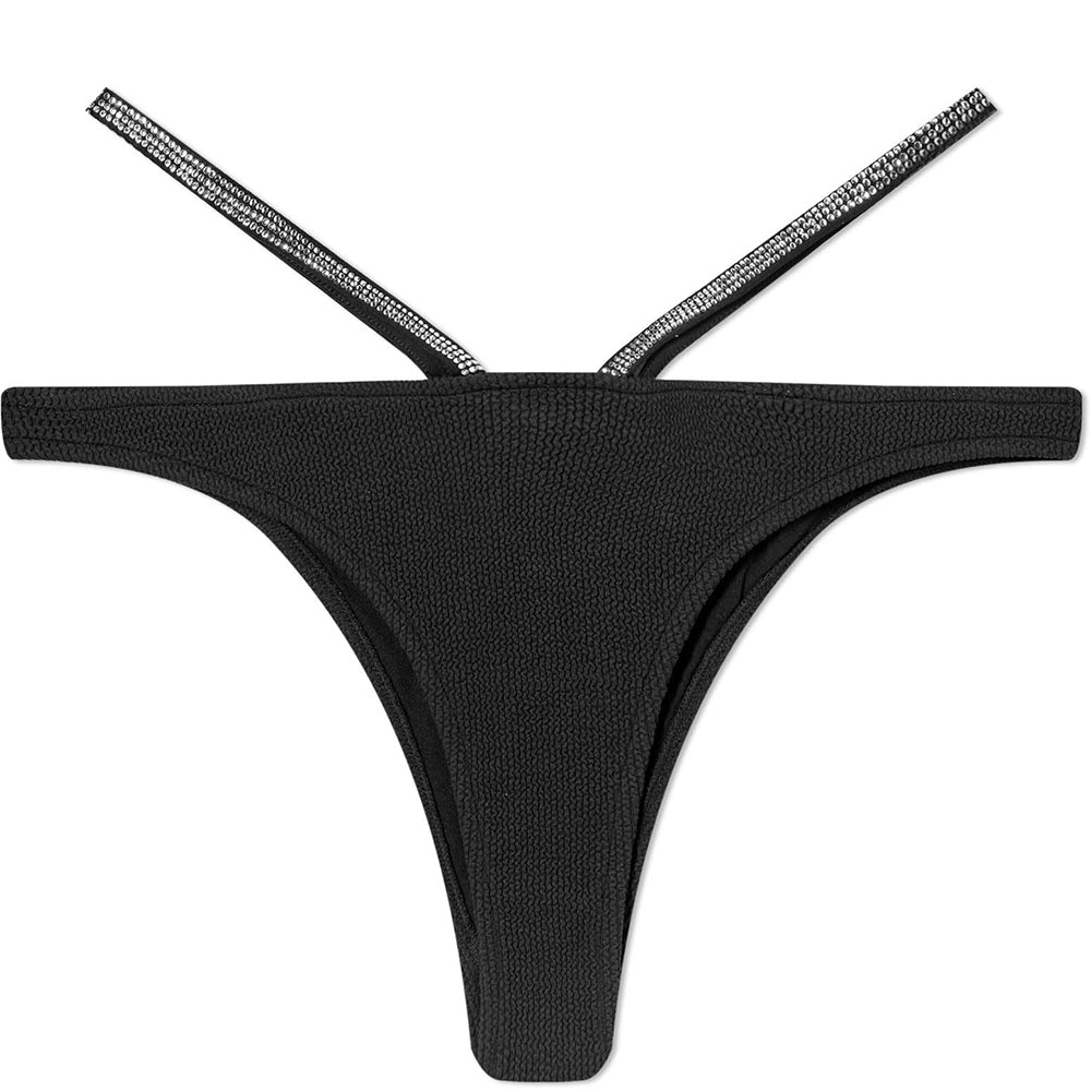 Womens Heron Preston Glitter Tape Bikini Bottoms