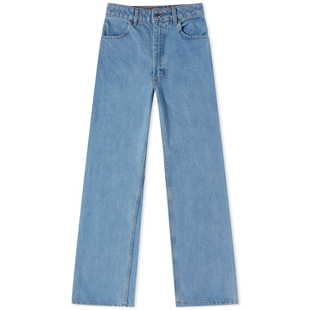 Womens Eckhaus Latta Wide Leg Jeans