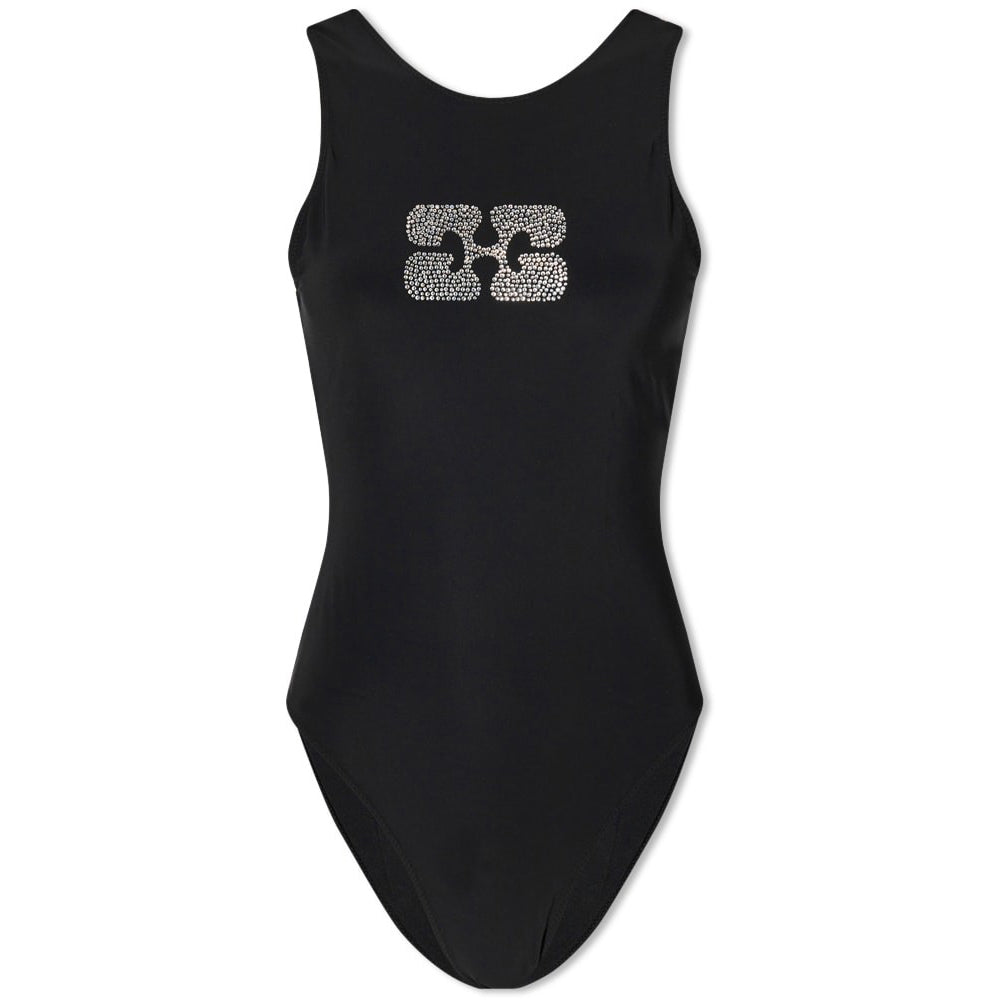 Womens GANNI Sporty Swimsuit