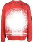 A-Cold-Wall Mens Red Exposure Knit Crew Sweater