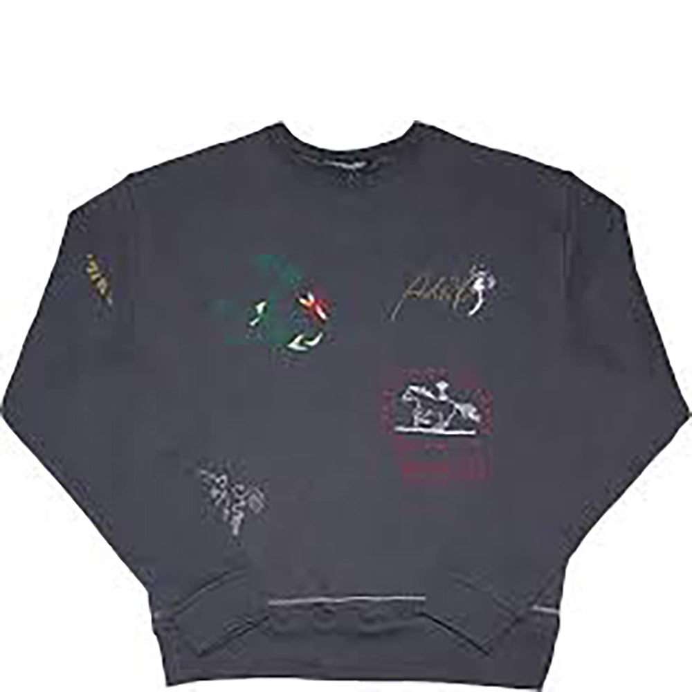 Mens Andersson Bell Summer Garden Sweatshirt In Charcoal
