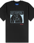 Awake Mens Peanuts Printed T Blk In Black