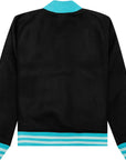 Awake Mens Melton Varsity Jkt Charc