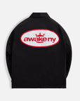 Awake Mens Black King Coach Jacket