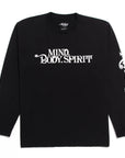 Awake Men's Black Mind Body Long Sleeve Shirt